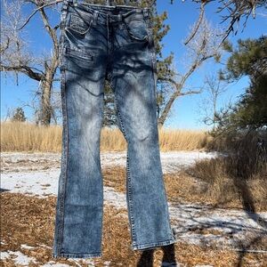 Cowgirl Tuff “Hot Shot III” Women’s Boot Cut Jeans 28x35